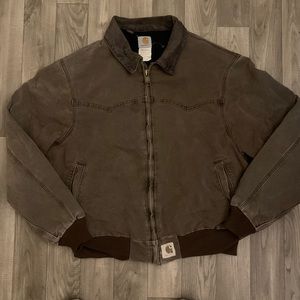 Vintage Carhartt Jacket Men’s Size Large Distressed Brown
